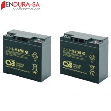 Endura 18Amp/h - 12V Wheelchair Battery Set (Lead Acid)